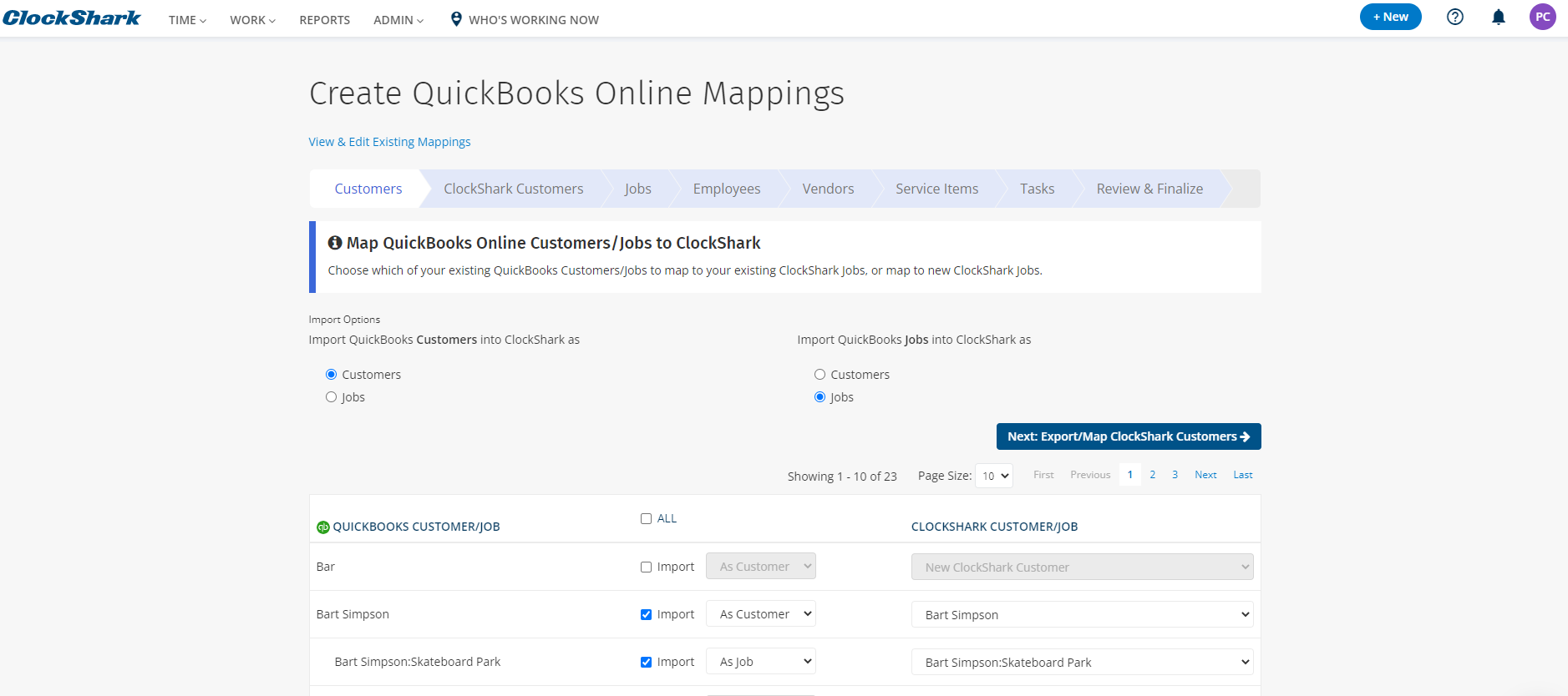 Using the QuickBooks Online Integration
